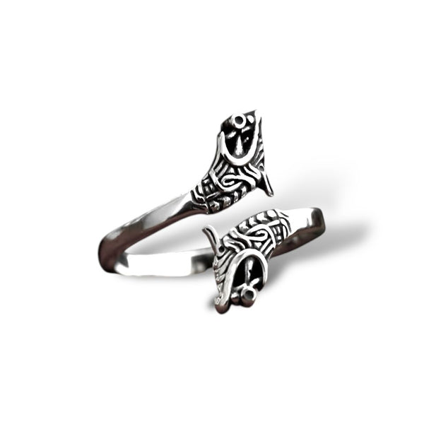 Anillo Lobo Doble