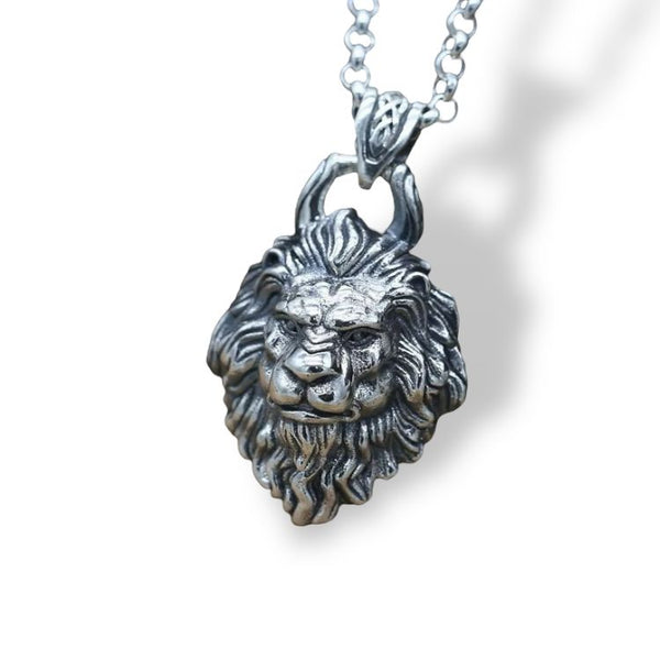 Dije León Rey de la selva plata mexicana 925