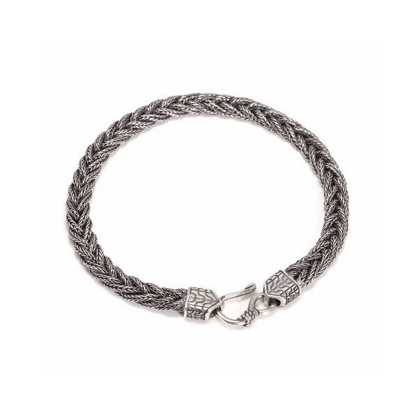 CimarroneAMX 18 cm Pulsera tejida plata 925