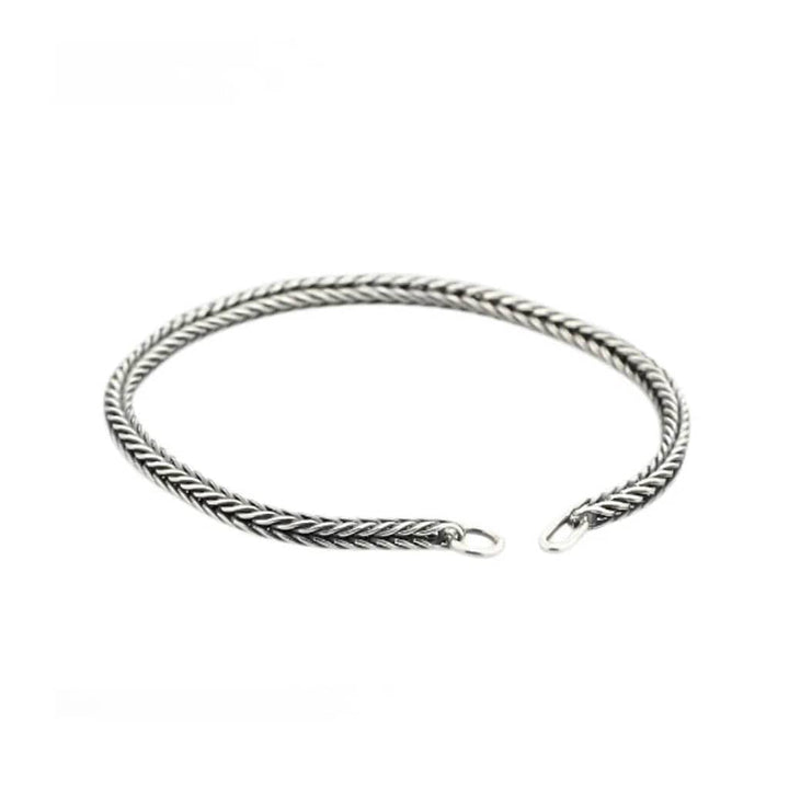 CimarroneAMX 19 cm Pulsera trenzada plata 925