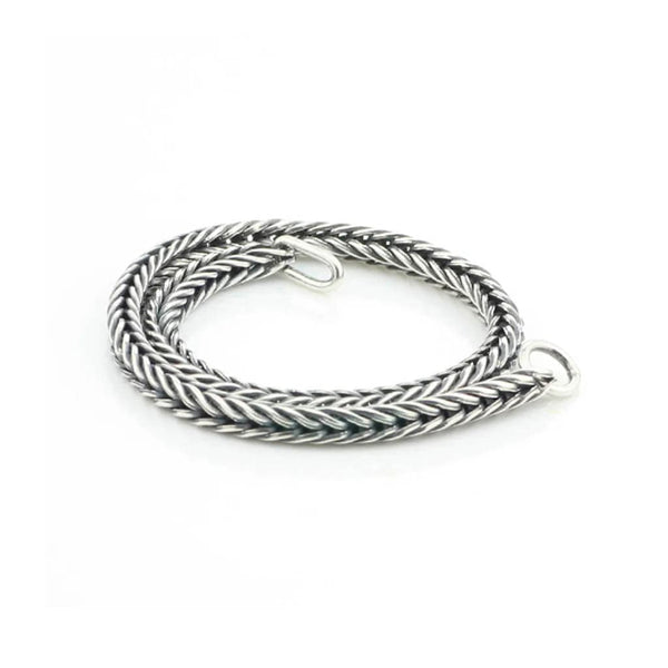 CimarroneAMX 21 cm Pulsera trenzada plata 925