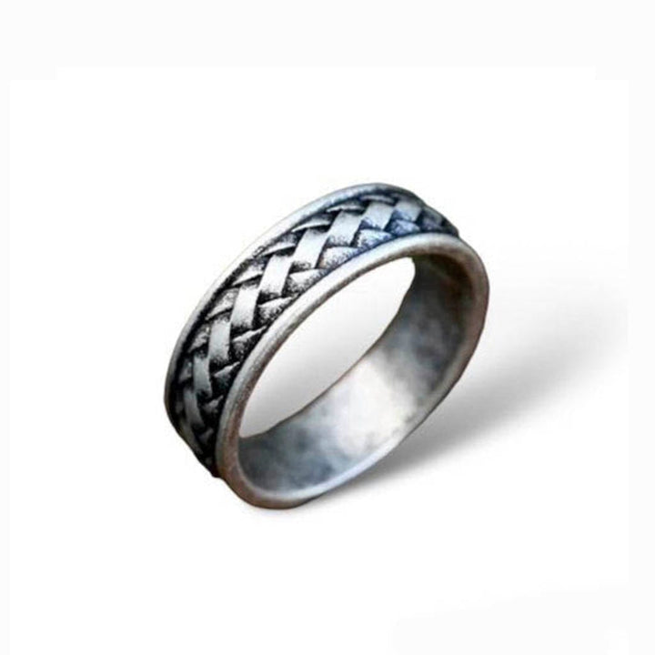 CimarroneAMX 7 Anillo argolla tejida