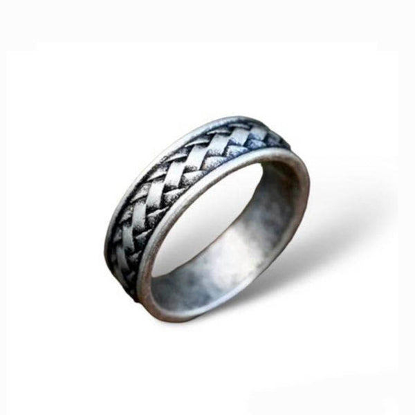 CimarroneAMX 7 Anillo argolla tejida