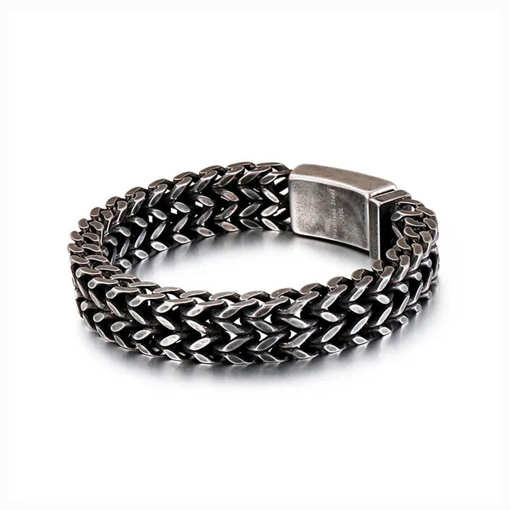 CimarroneAMX Ancient / 18 cm Pulsera Acero Trenzado