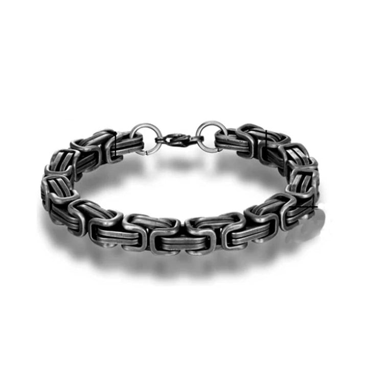 CimarroneAMX Ancient Pulsera Eslabón Cuadrado