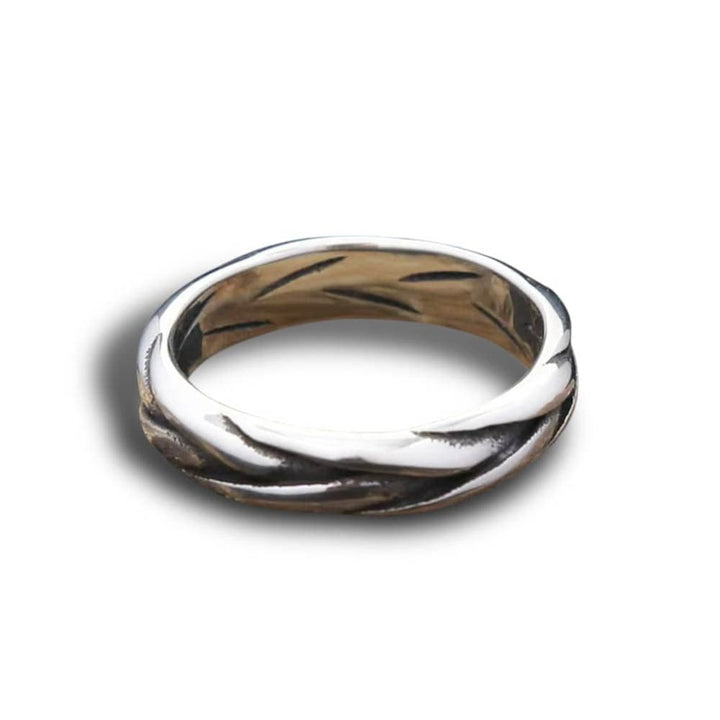 CimarroneAMX Anillo argolla trenzada