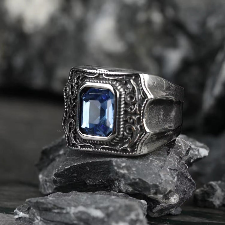 CimarroneAMX Anillo Piedra de Cristal