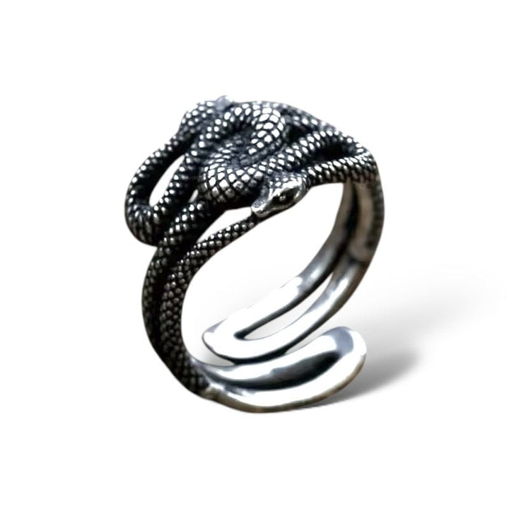 CimarroneAMX Anillo Serpiente entrelazada