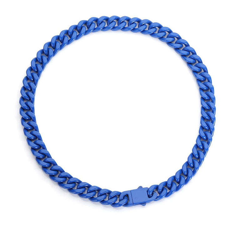 CimarroneAMX Azul rey Cadena Hip Cubana