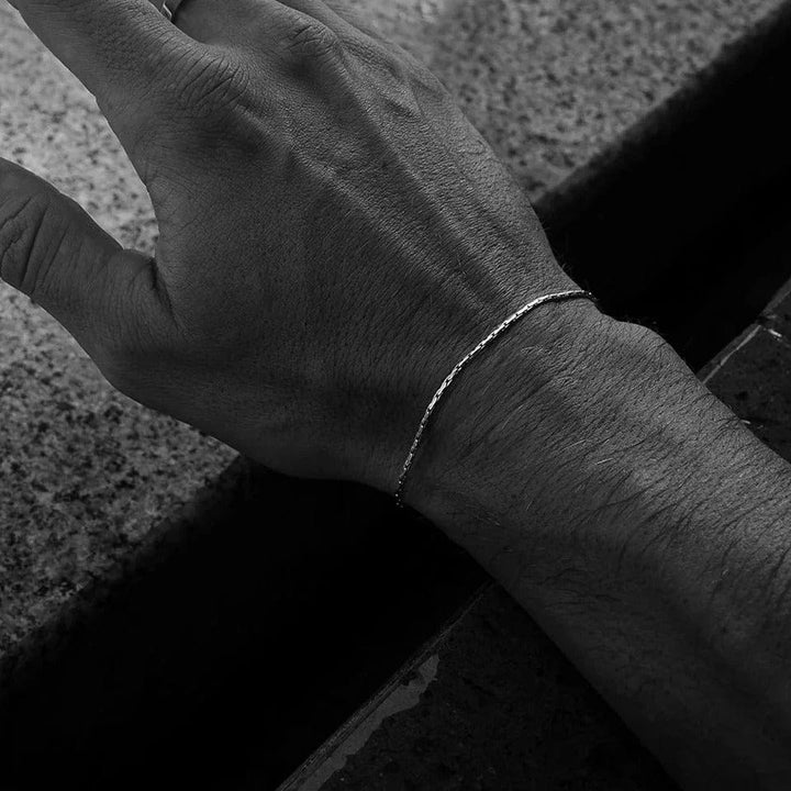 CimarroneAMX Cadena y pulsera minimal delgada