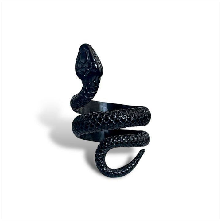 CimarroneAMX Negra / 7 Anillo Serpiente Slang