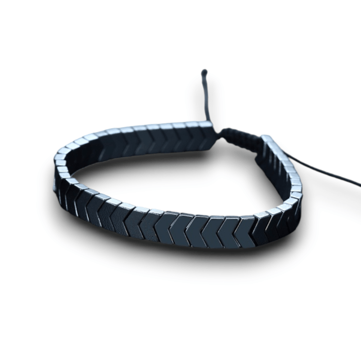 CimarroneAMX Negra Pulsera Flecha Hematita