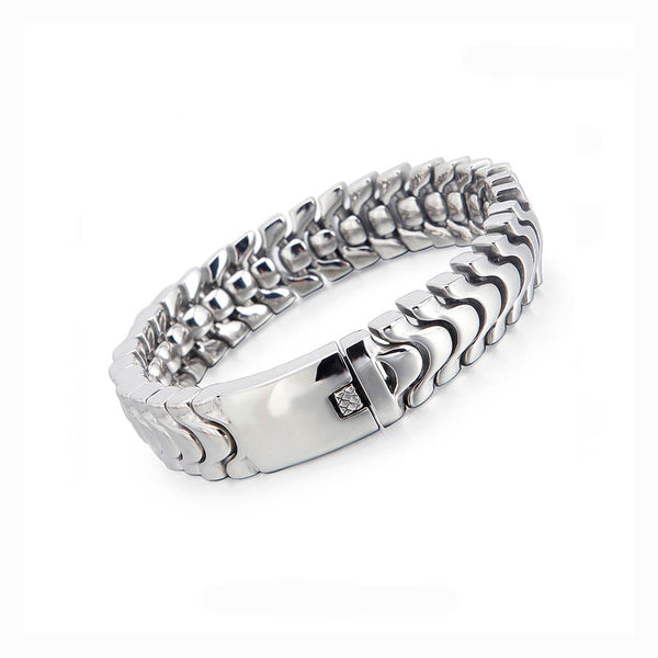 CimarroneAMX Plateado Pulsera Klent Elegante