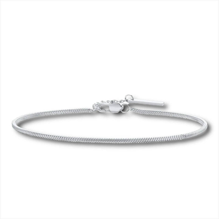 CimarroneAMX Pulsera / Cola de raton / Plateado Cadena y pulsera minimal delgada