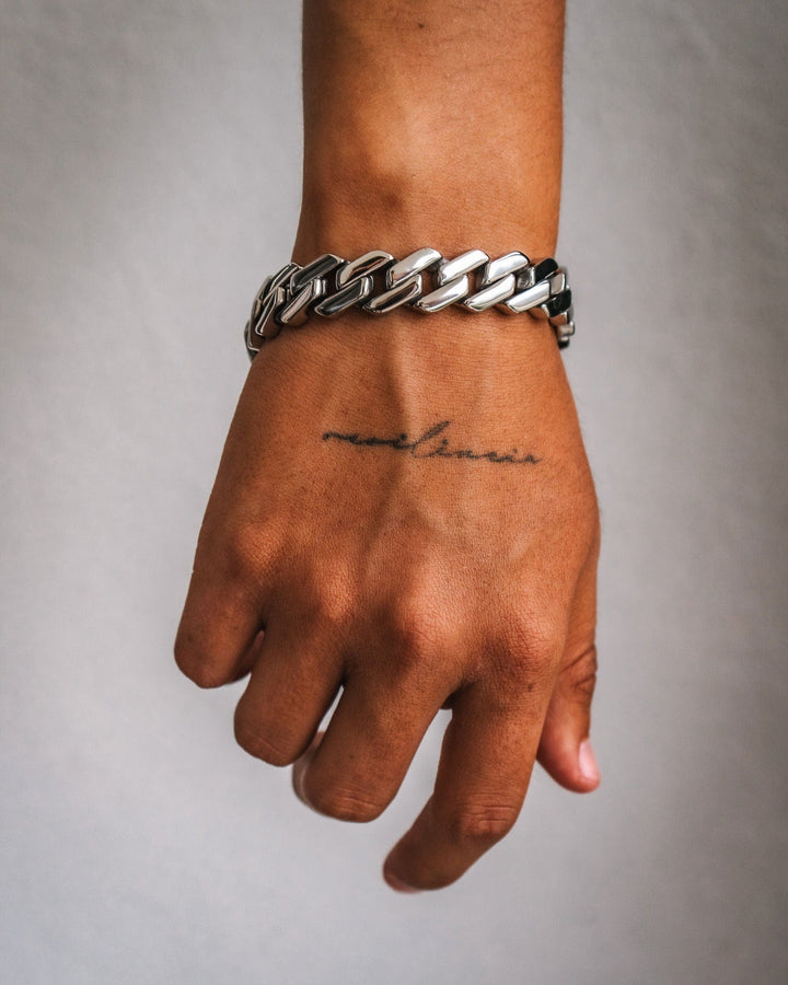 CimarroneAMX Pulsera Cubana eslabon recto