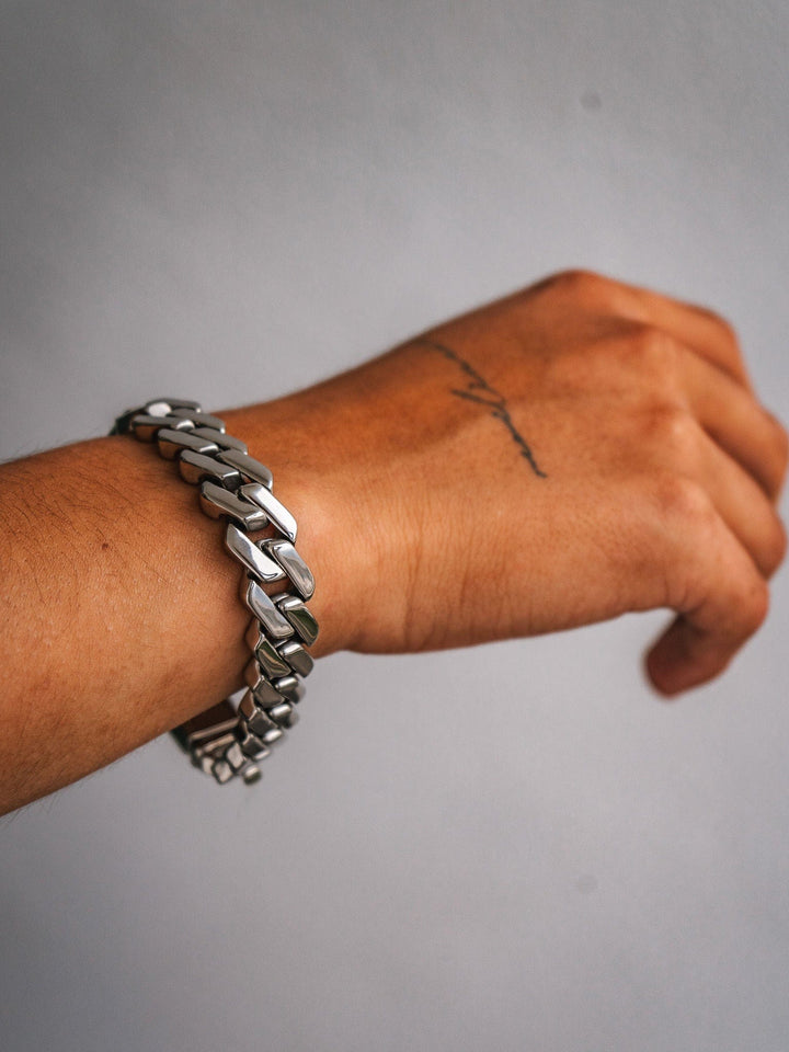 CimarroneAMX Pulsera Cubana eslabon recto