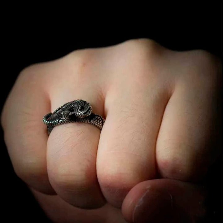 CimarroneMX Ropa y accesorios Anillo vibora (Serpiente)