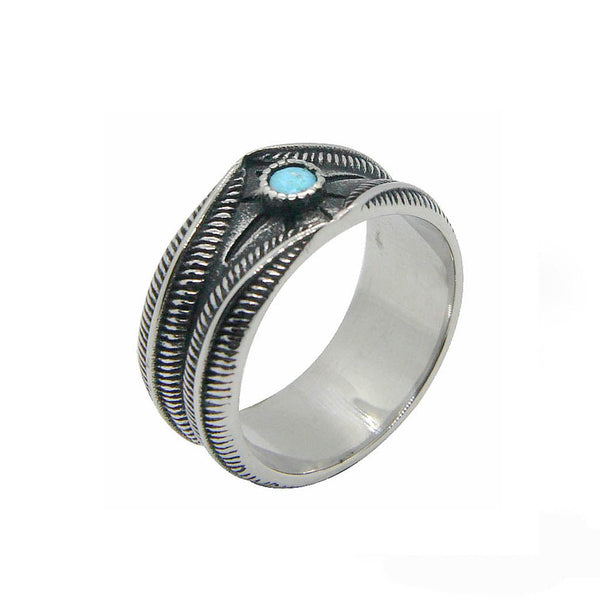CimarroneMX Ropa y accesorios Azul / 6 Anillo crystal
