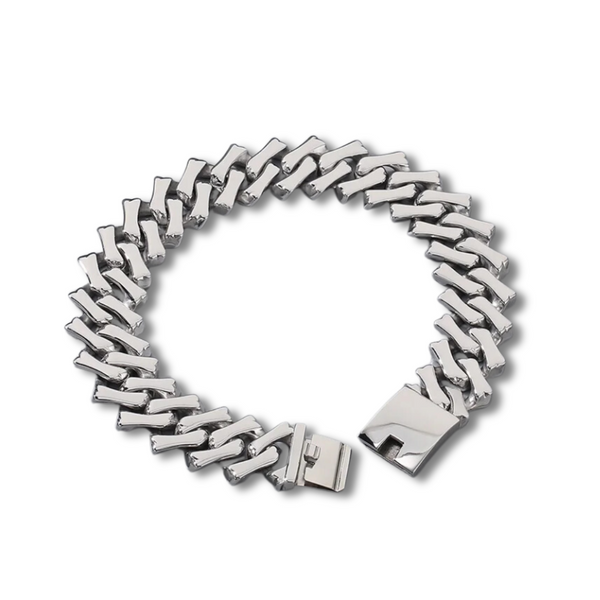 Pulsera Cubana cuadrada