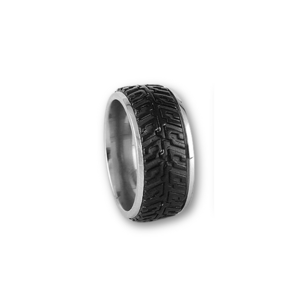 Anillo Llanta Negra Antiestrés