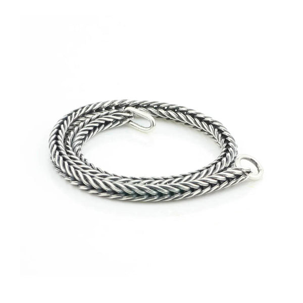 Pulsera trenzada plata 925