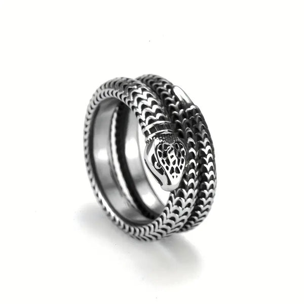 Anillo Serpiente Cascabel chica