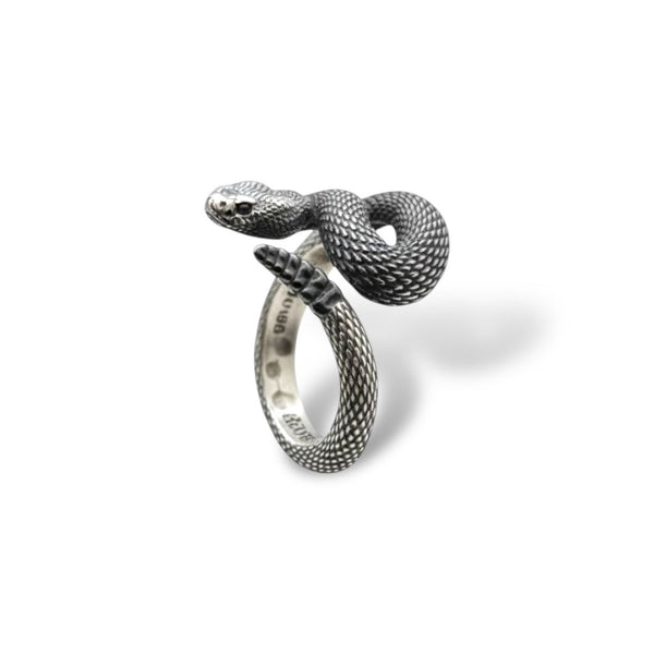 Anillo Serpiente enrollada chica Plata .925