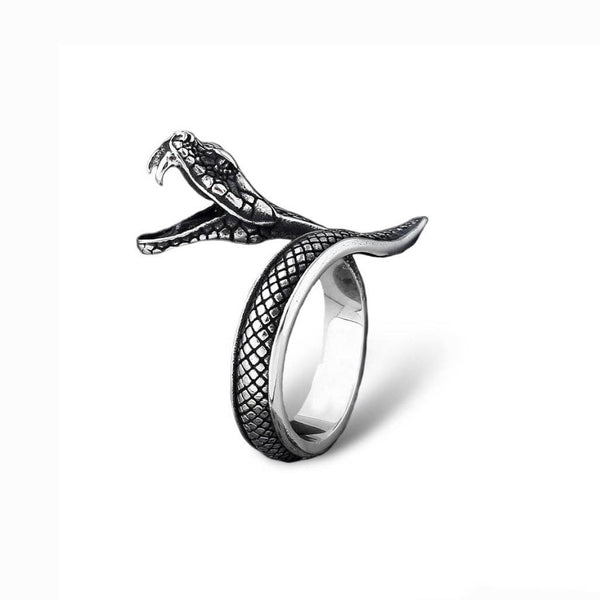 Anillo Serpiente plana
