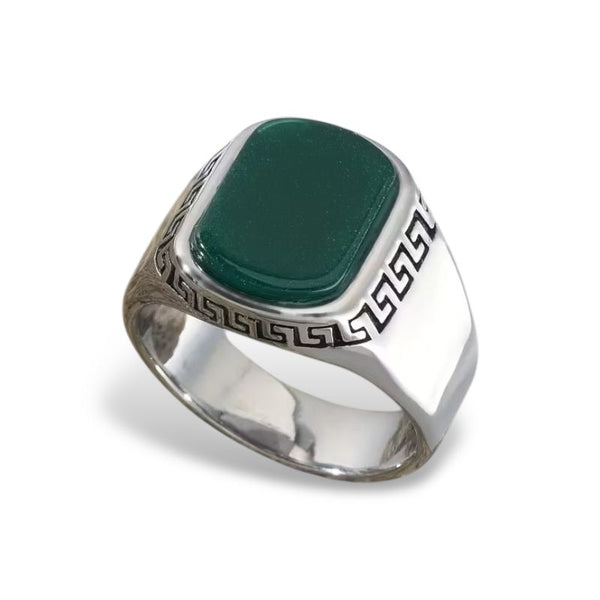 Anillo Cuadrado tribal