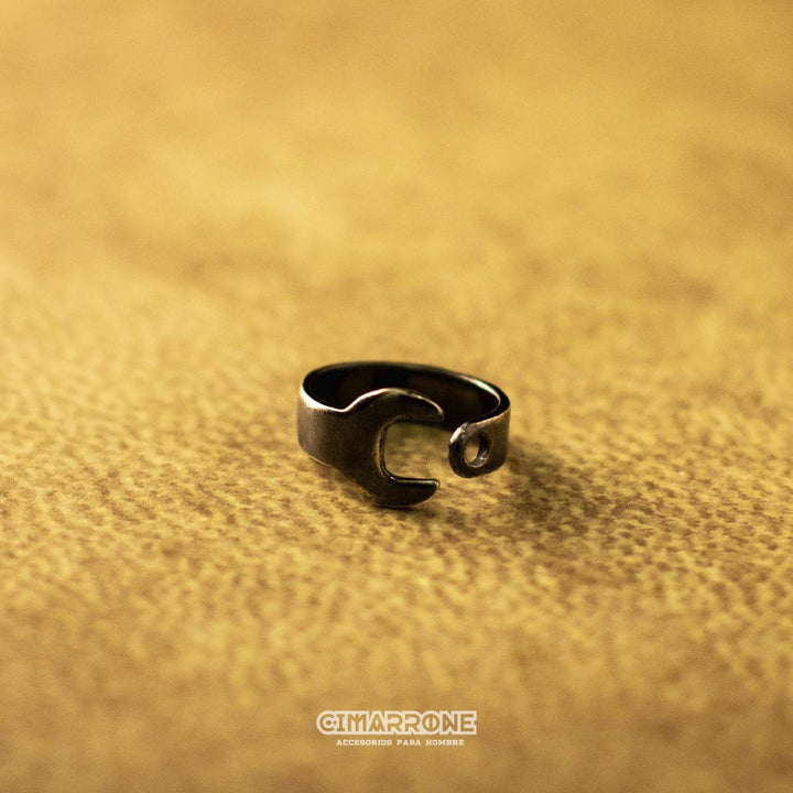 Anillo llave inglesa plata 925-min