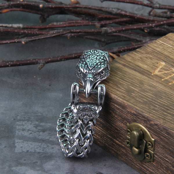 Pulsera Águila Nordica Acero Trenzado