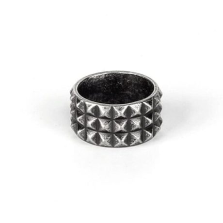 Anillo Geometrico Minimalista Punk