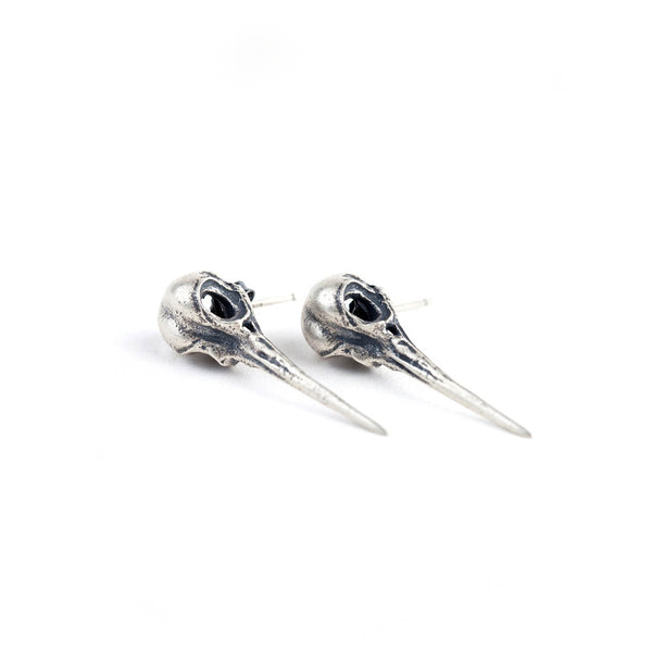Aretes cráneo de colibrí