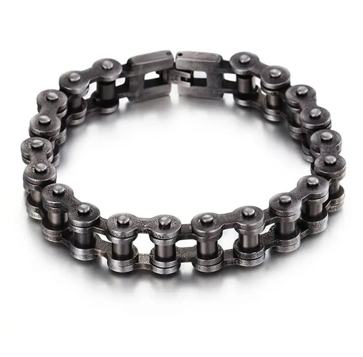 Pulsera cadena de suministro motocicleta hombre varonil cadena trabajo trailero camionero biker motociclista moda varonil