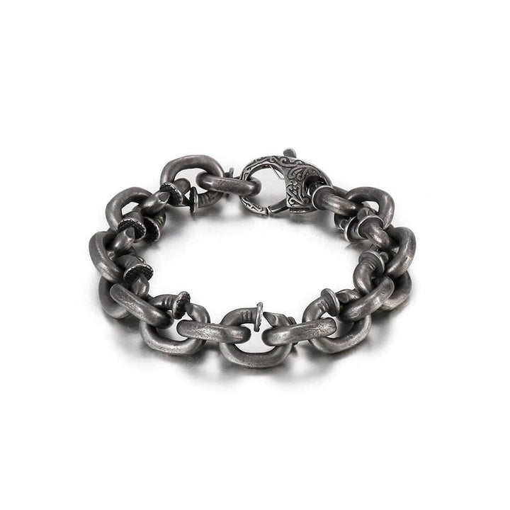 CimarroneAMX 17.5 CM Pulsera Clavo Grueso a medida