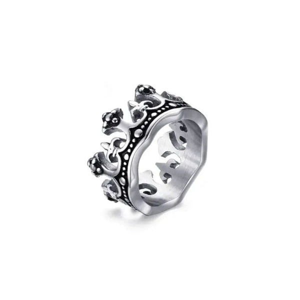 CimarroneAMX Acero Inoxidable / 7 Anillo Corona Argolla