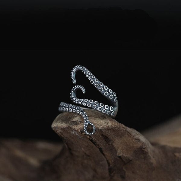 CimarroneAMX Acero Inoxidable / 7 Anillo Kraken Pulpo