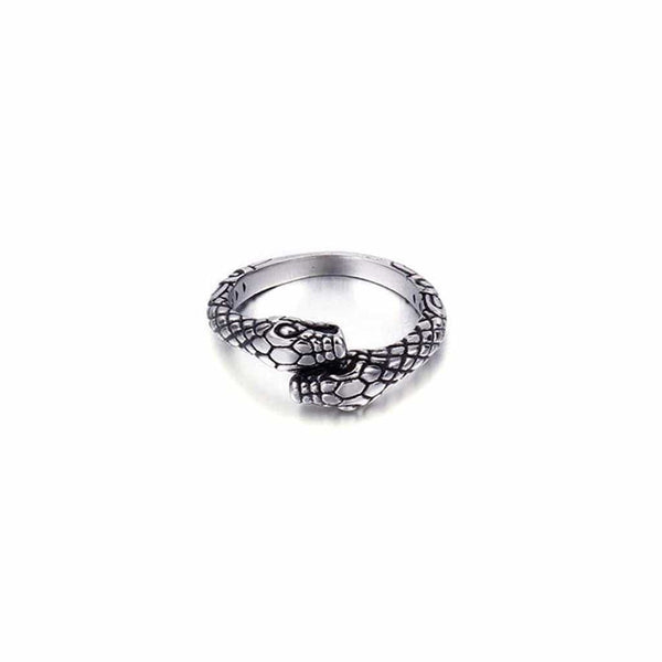 CimarroneAMX Acero Inoxidable / 7 Anillo Serpiente Doble