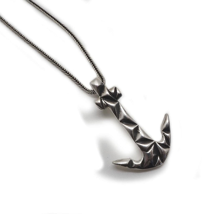 CimarroneAMX Acero Inoxidable Dije Ancla Pequeña Minimalista Elegante
