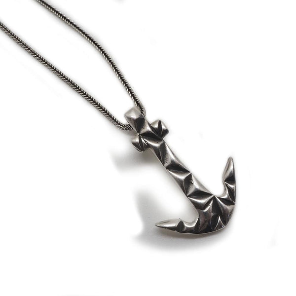 CimarroneAMX Acero Inoxidable Dije Ancla Pequeña Minimalista Elegante