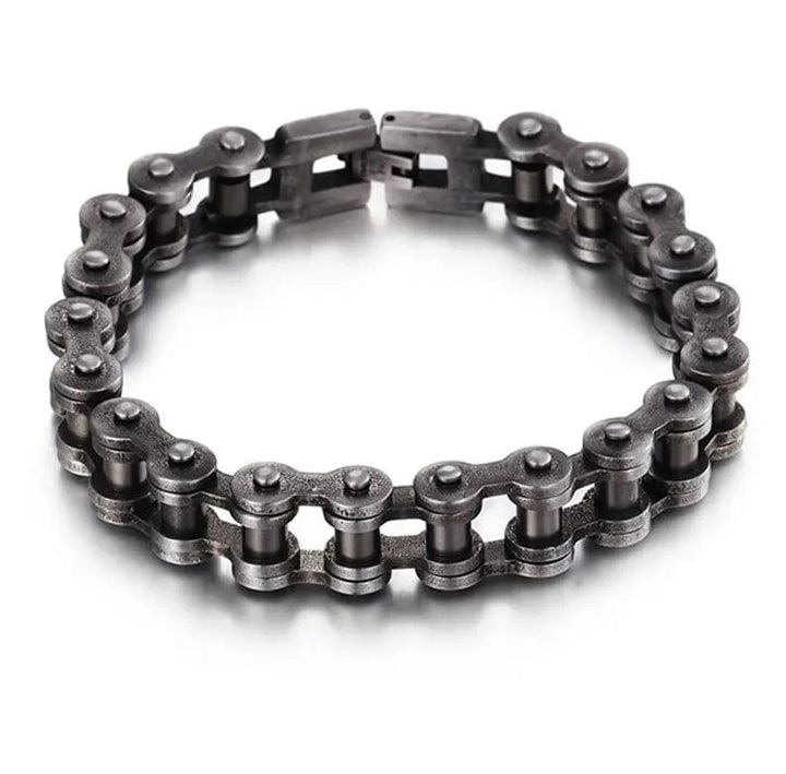 CimarroneAMX Ancient (gris) / 19 cm Pulsera Cadena de Suministro Delgada Biker