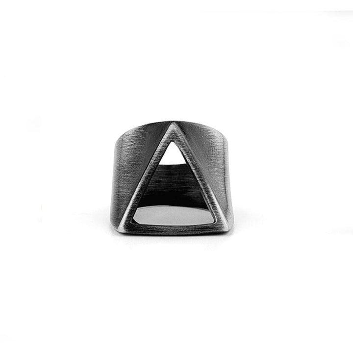 CimarroneAMX Ancient Hueco / 7 Anillo Triangulo Minimalista