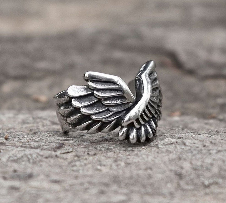 CimarroneAMX Anillo Alas Plata .925