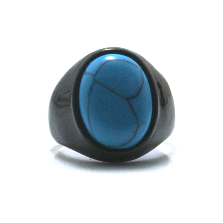 CimarroneAMX Anillo Negro Perla Azul