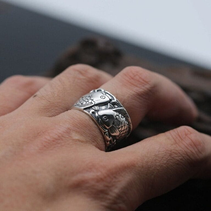 CimarroneAMX Anillo Pez Carpa Koi