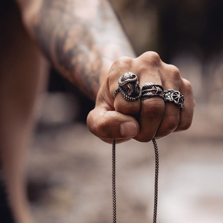 CimarroneAMX Anillo Pulpo Grande Plata 925