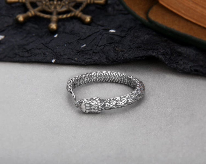 CimarroneAMX Anillo Serpiente Cascabel Ajustable
