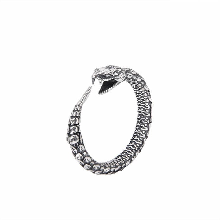 CimarroneAMX Anillo Serpiente Cascabel Ajustable