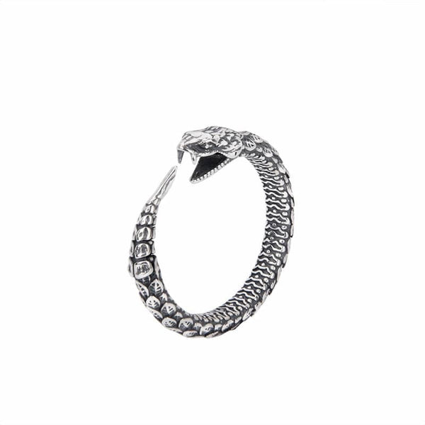 CimarroneAMX Anillo Serpiente Cascabel Ajustable