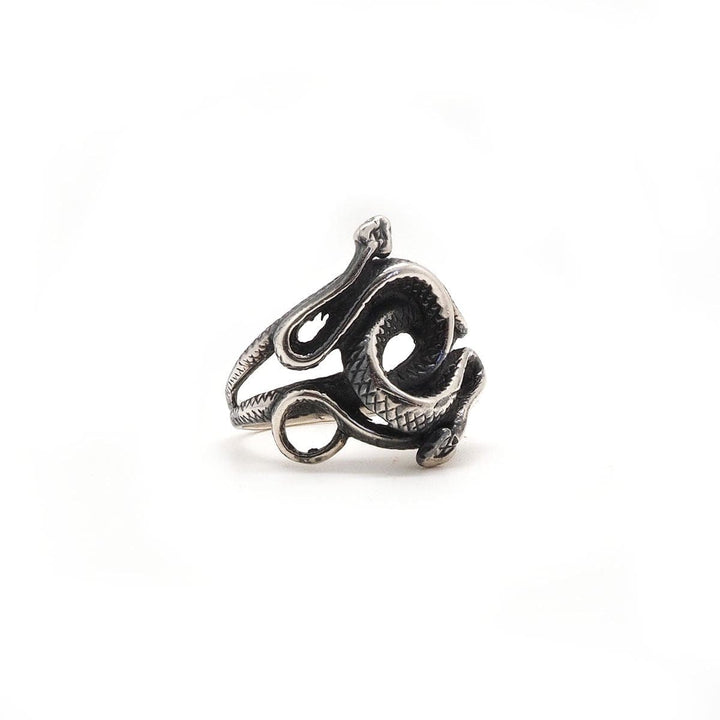 CimarroneAMX Anillo Serpientes Entrelazadas Plata 925